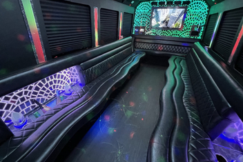 Miami Limo Bus Interior
