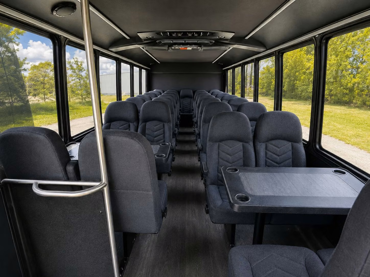 18 passenger minibus inside