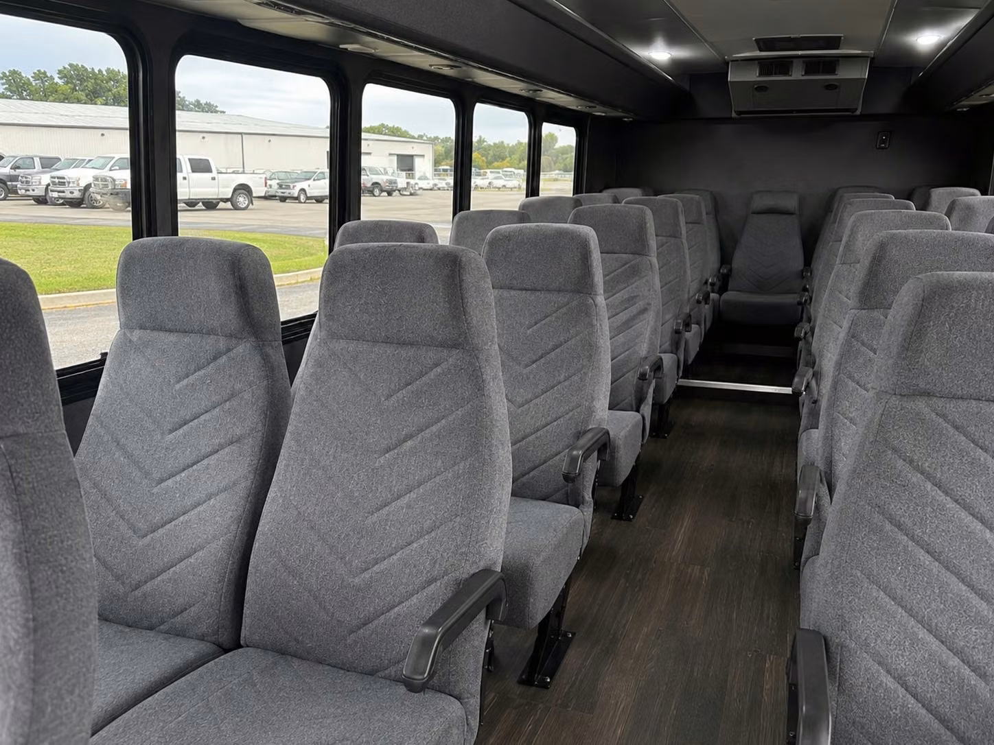 18 passenger minibus interior