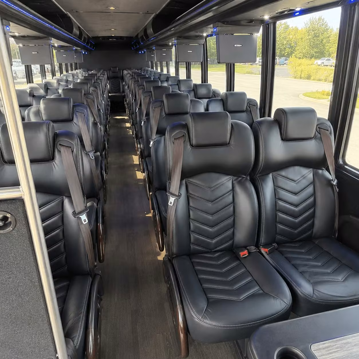 30 passenger minibus inside