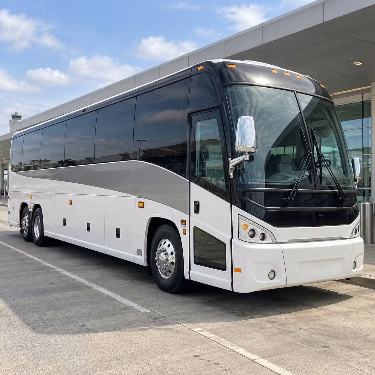 56 passenger charter bus