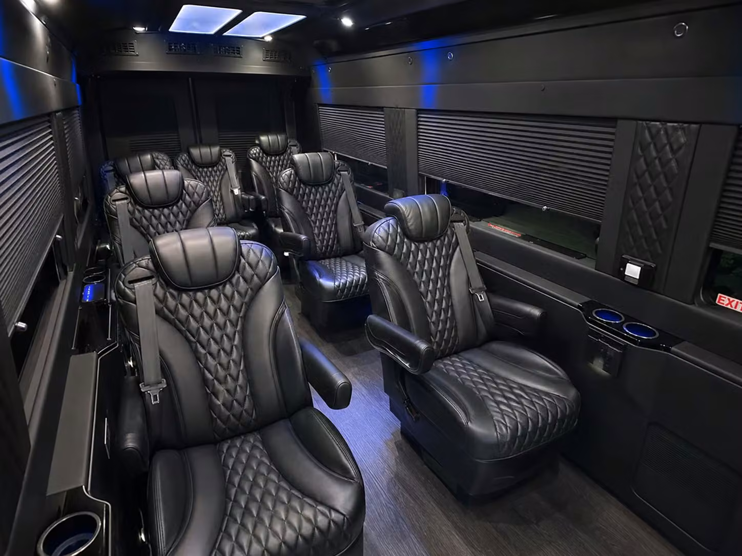 sprinter van with driver inside