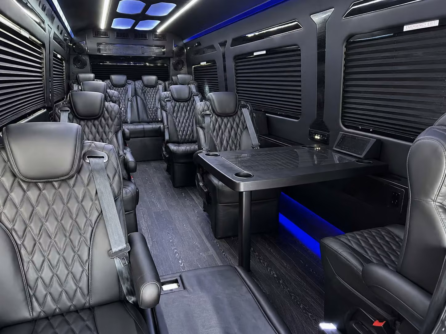 sprinter van with driver interior